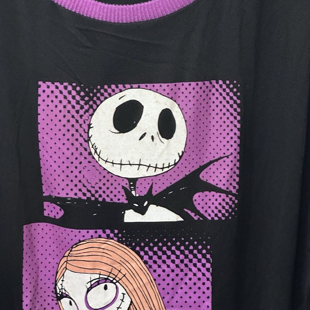 Disney Nightmare Before Christmas Women Size 2X Sleep Shirt + Socks Pajamas NWT - Picture 7 of 10